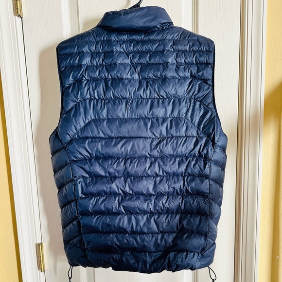POLO Ralph Lauren Navy Blue The Colden Packable Glossed Vest - Picture 9 of 15